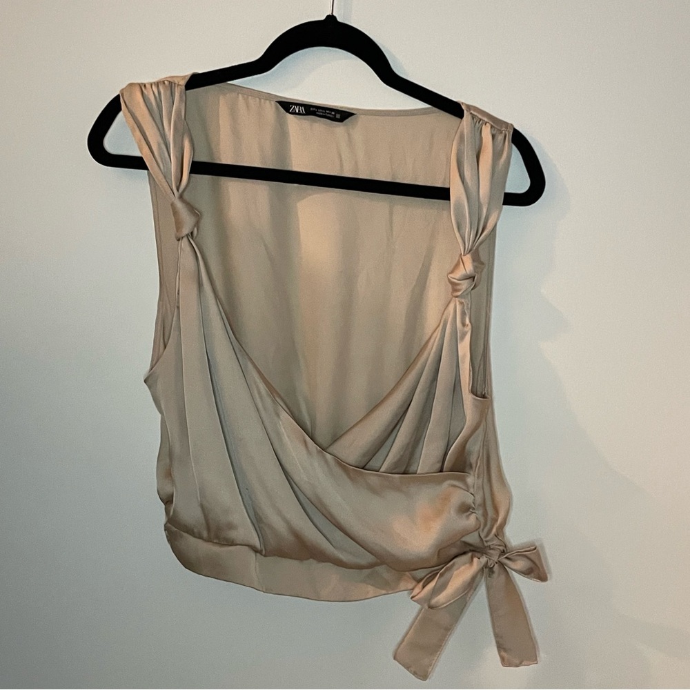Zara gold top